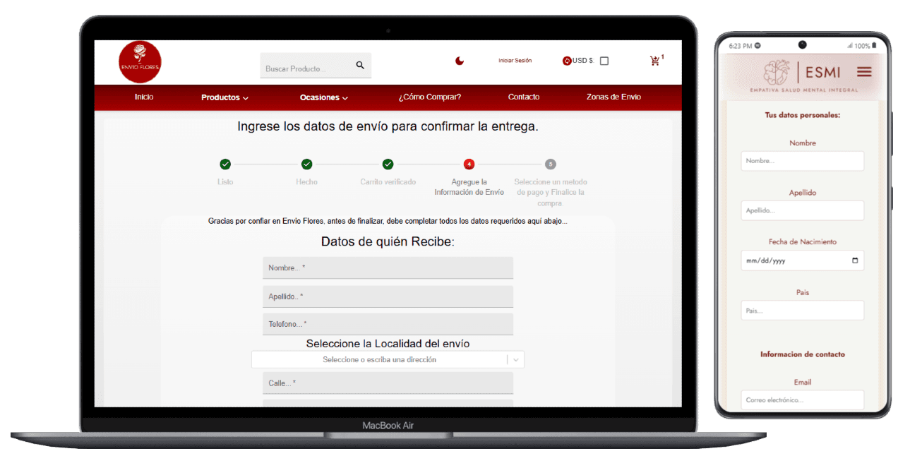 Fácil Integración de Formularios