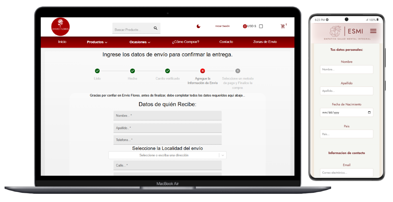 Fácil Integración de Formularios